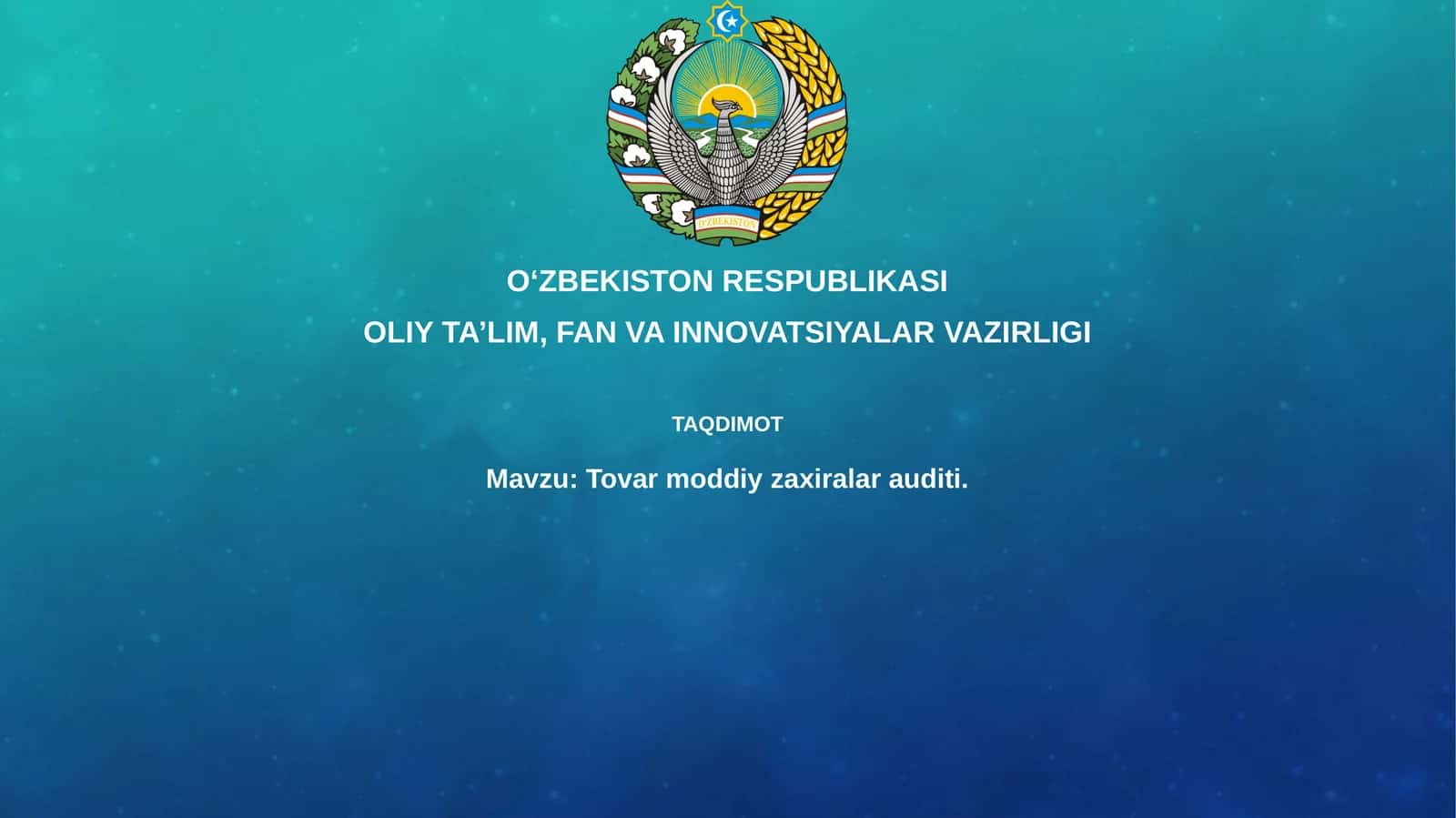 Inventarizatsiya Auditi 1