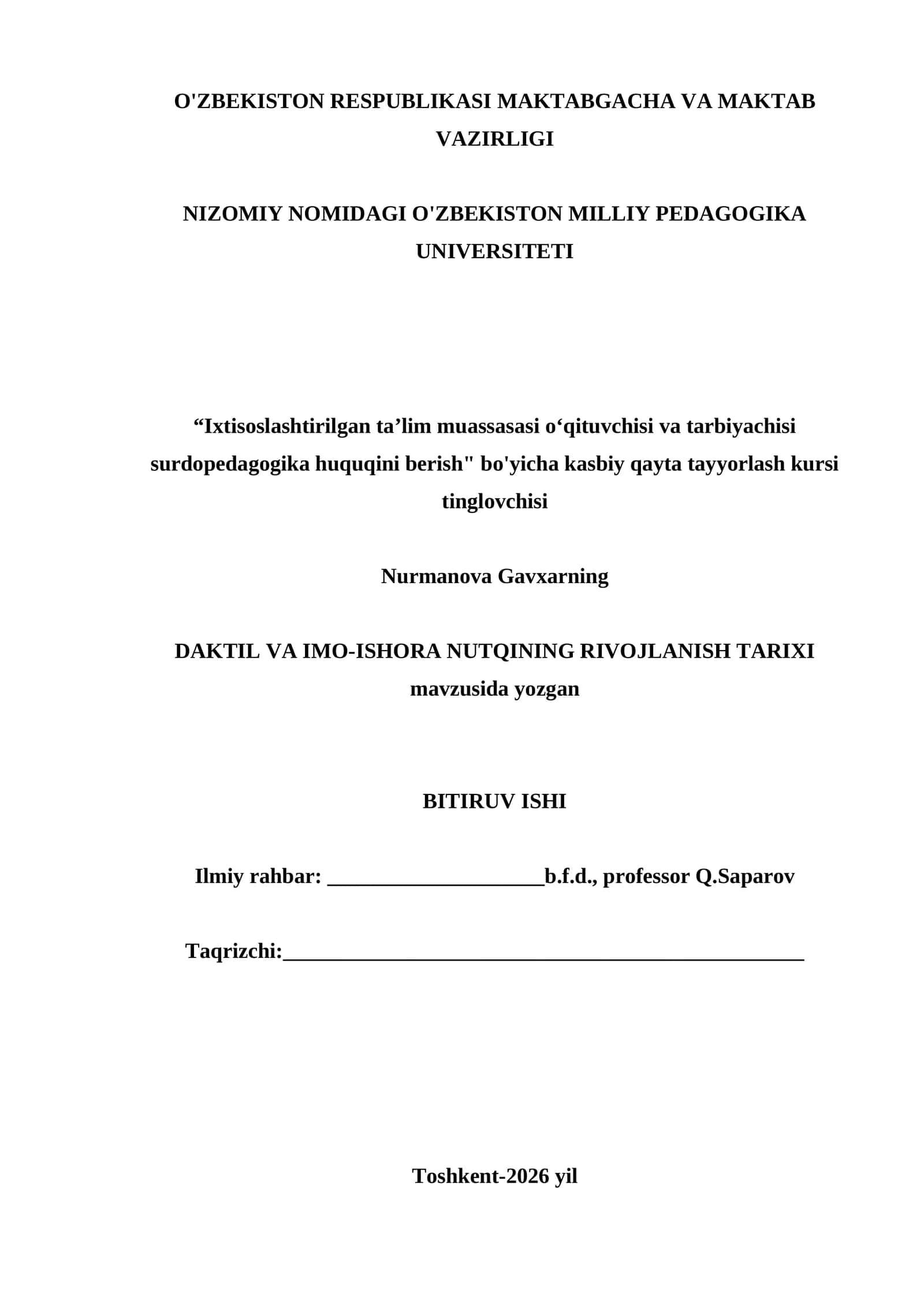 DAKTIL VA IMO-ISHORA NUTQINING RIVOJLANISH TARIXI 1