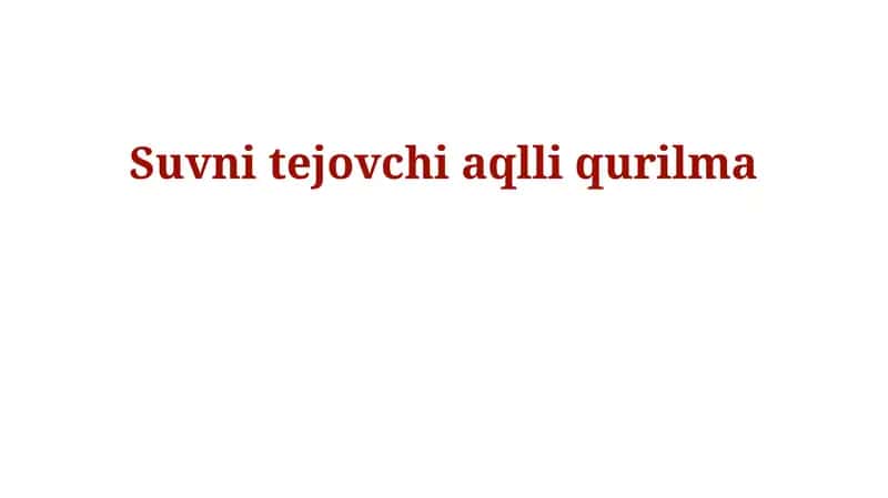 Yoqilg'i Tejamkor Aqlli Qurilma 1