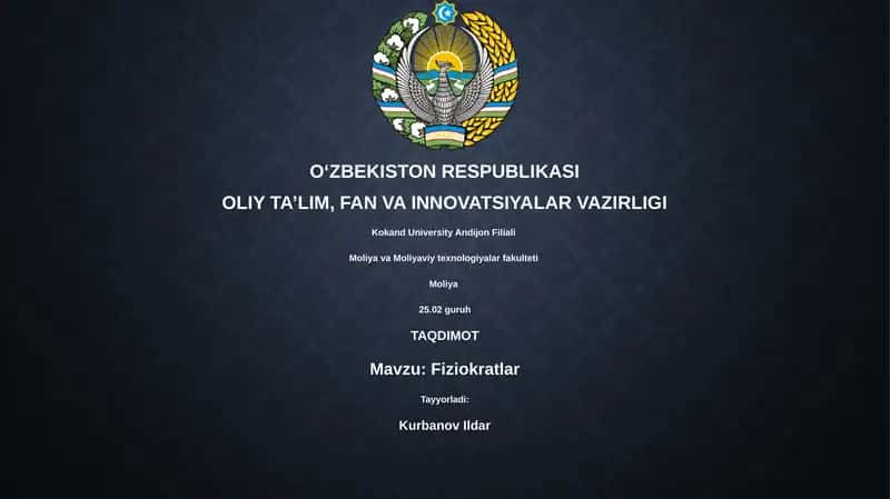 Fiziokratlar 1