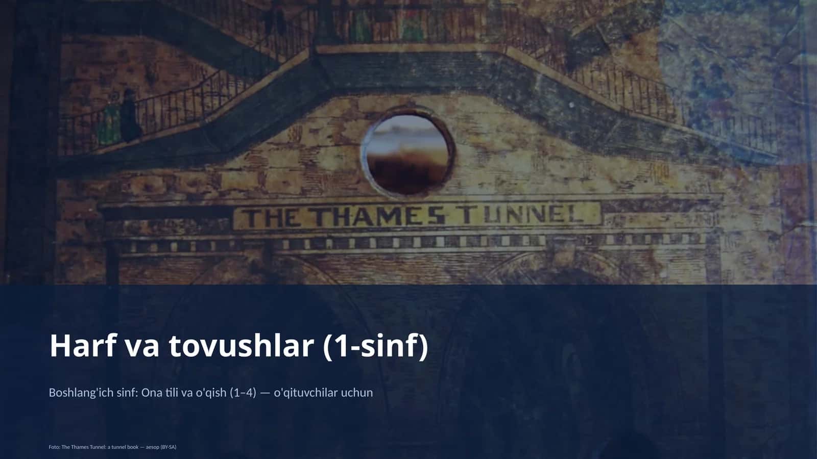 Harf va tovushlar (1-sinf) 1