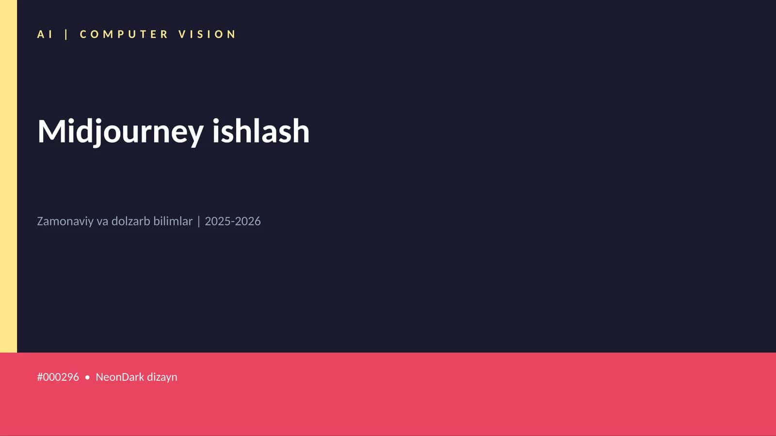 Midjourney ishlash 1