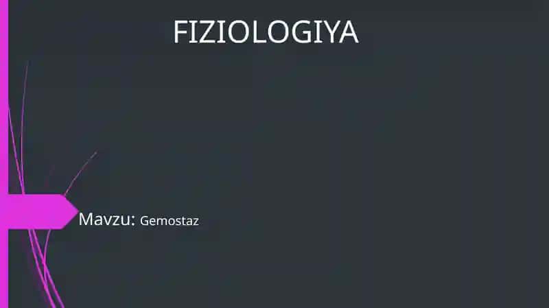 Gemostaz