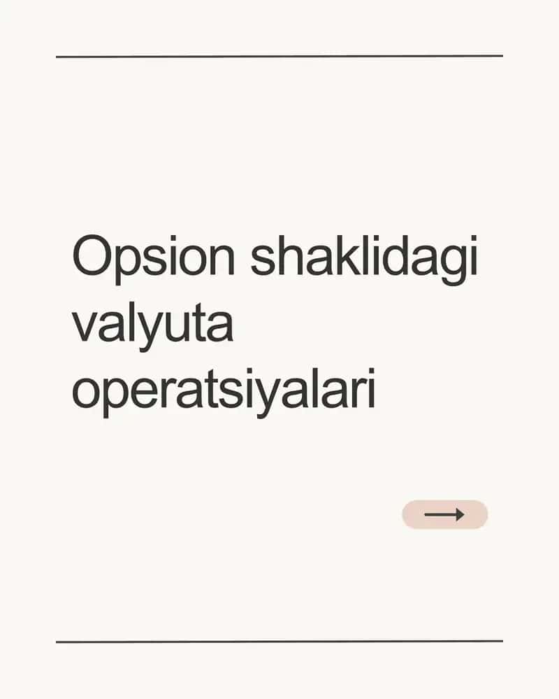 Valyuta opsioni 1