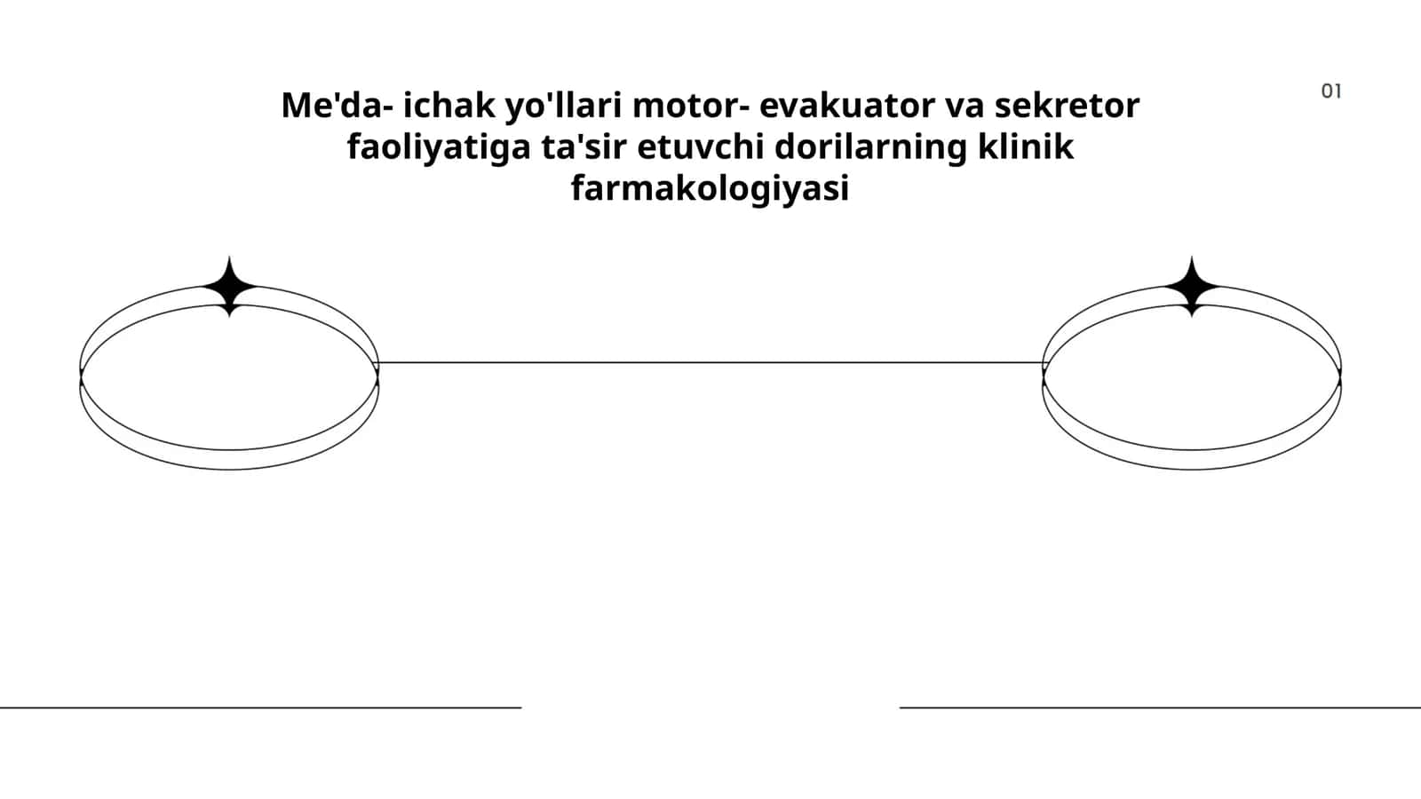 Me'da-ichak yo'llari motor-evakuator va sekretor faoliyatiga ta'sir etuvchi dorilarning klinik farmakologiyasi 1