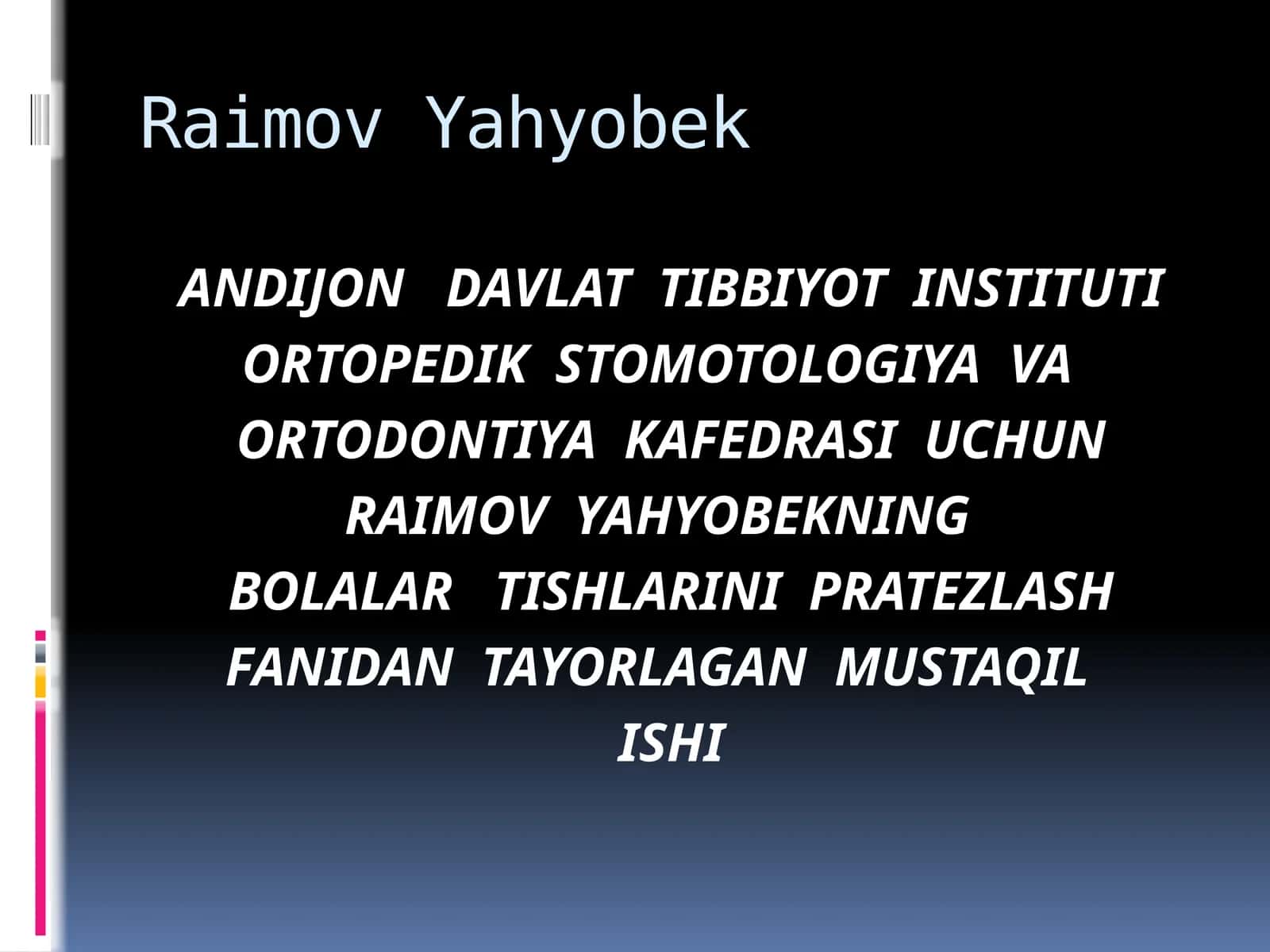 BOLALARDA  SUT  TISHLARINI  ERTA  OLINGANDA  YUZAGA   KELADIGAN   ASORATLAR 1