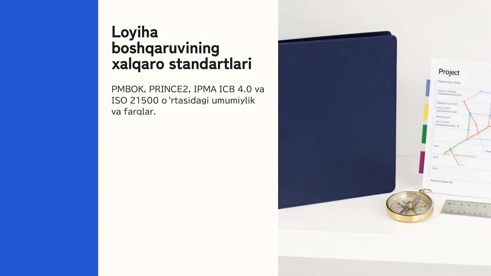 Loyiha boshqaruvining xalqaro standartlari 1