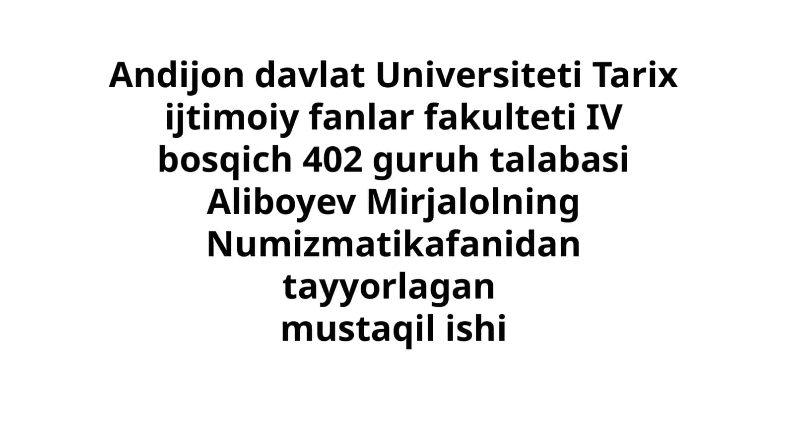 AMIR TEMUR DAVLATI TANGALARI 1