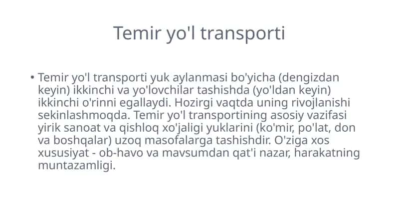 Temir yo'l transporti 1