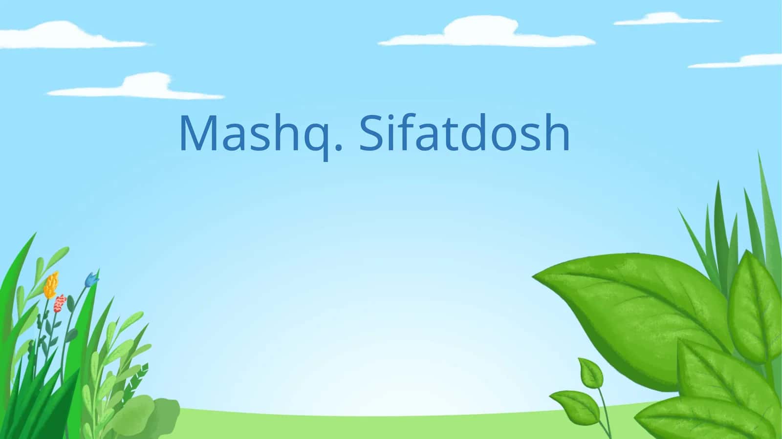 Rus tili - Sifatdosh Amaliy mashg'ulot 1