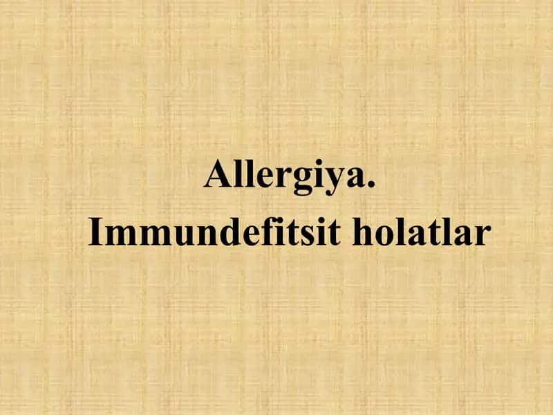 Allergiya 1