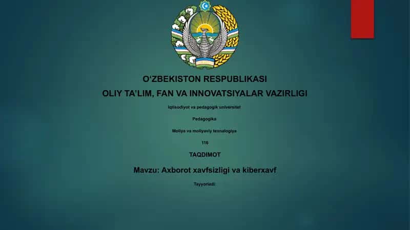 Axborotxavfsizligivakiberxavf 1