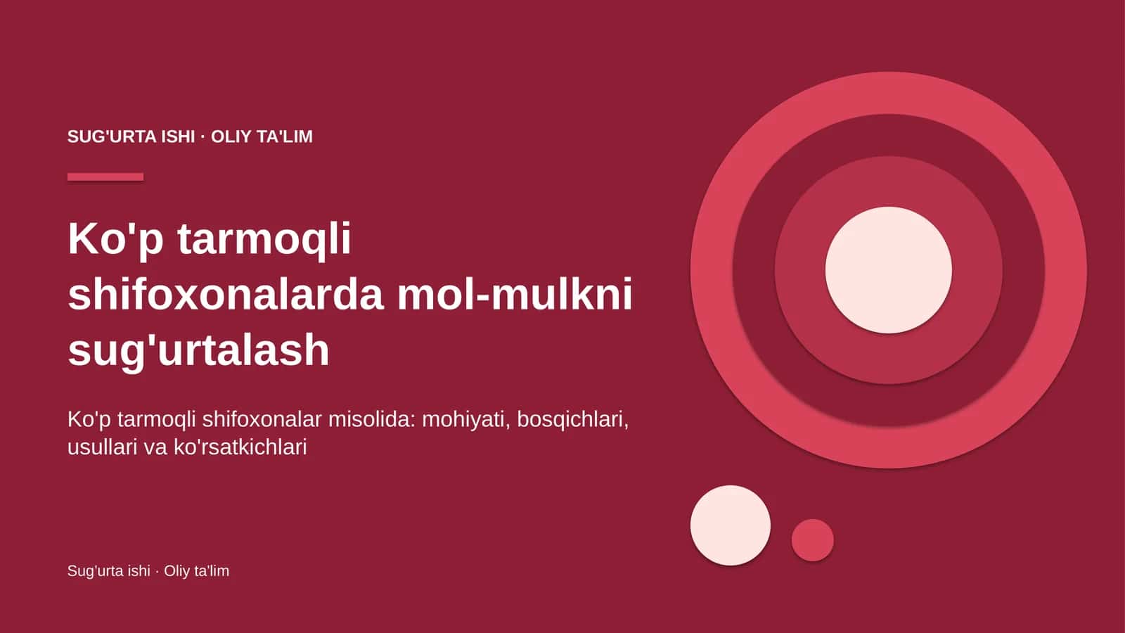 Ko'p tarmoqli shifoxonalarda mol-mulkni sug'urtalash 1