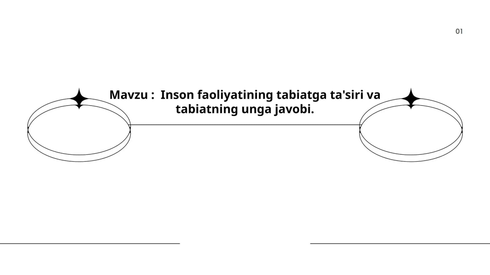 Inson faoliyatining tabiatga ta'siri va tabiatning unga javobi 1