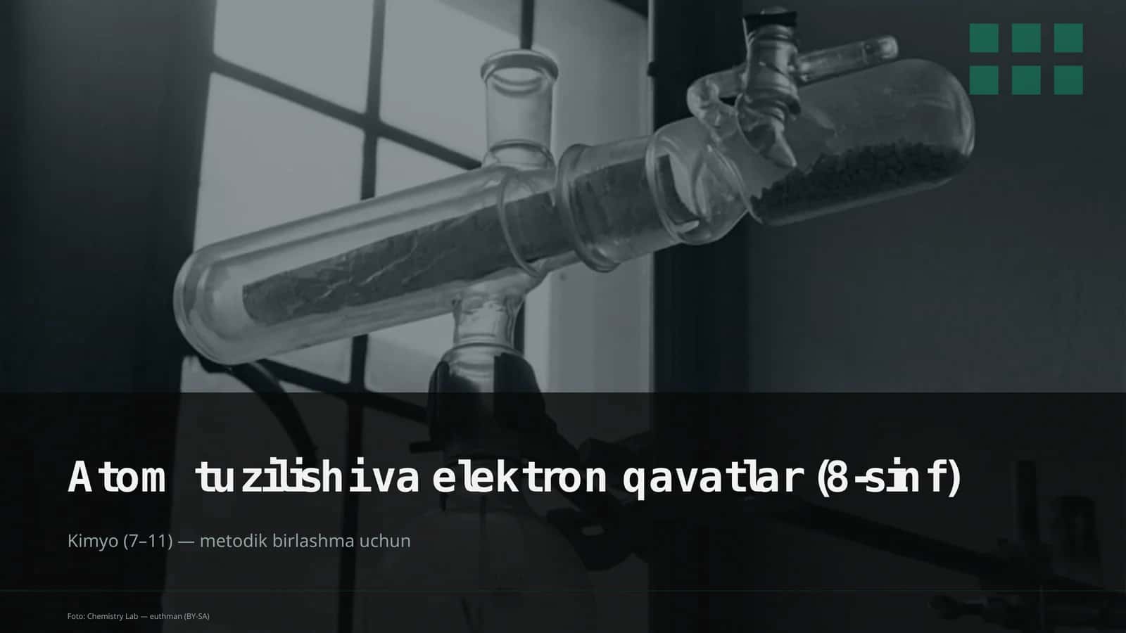 Atom tuzilishi va elektron qavatlar (8-sinf) 1