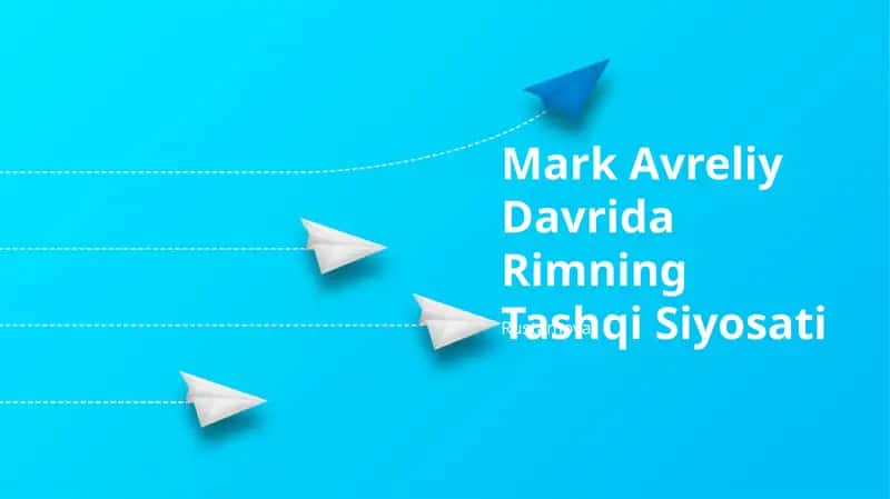 Mark Avreliy Davrida Rimning Tashqi Siyosati 1