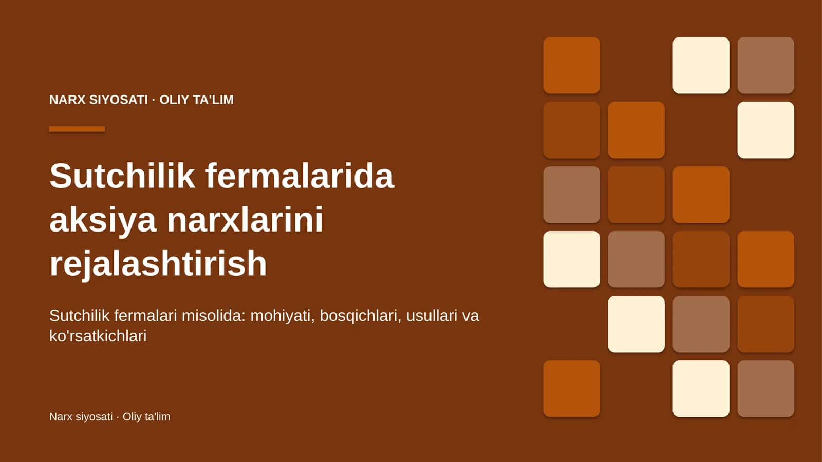 sutchilik fermalarida aksiya narxlarini rejalashtirish 4549 1
