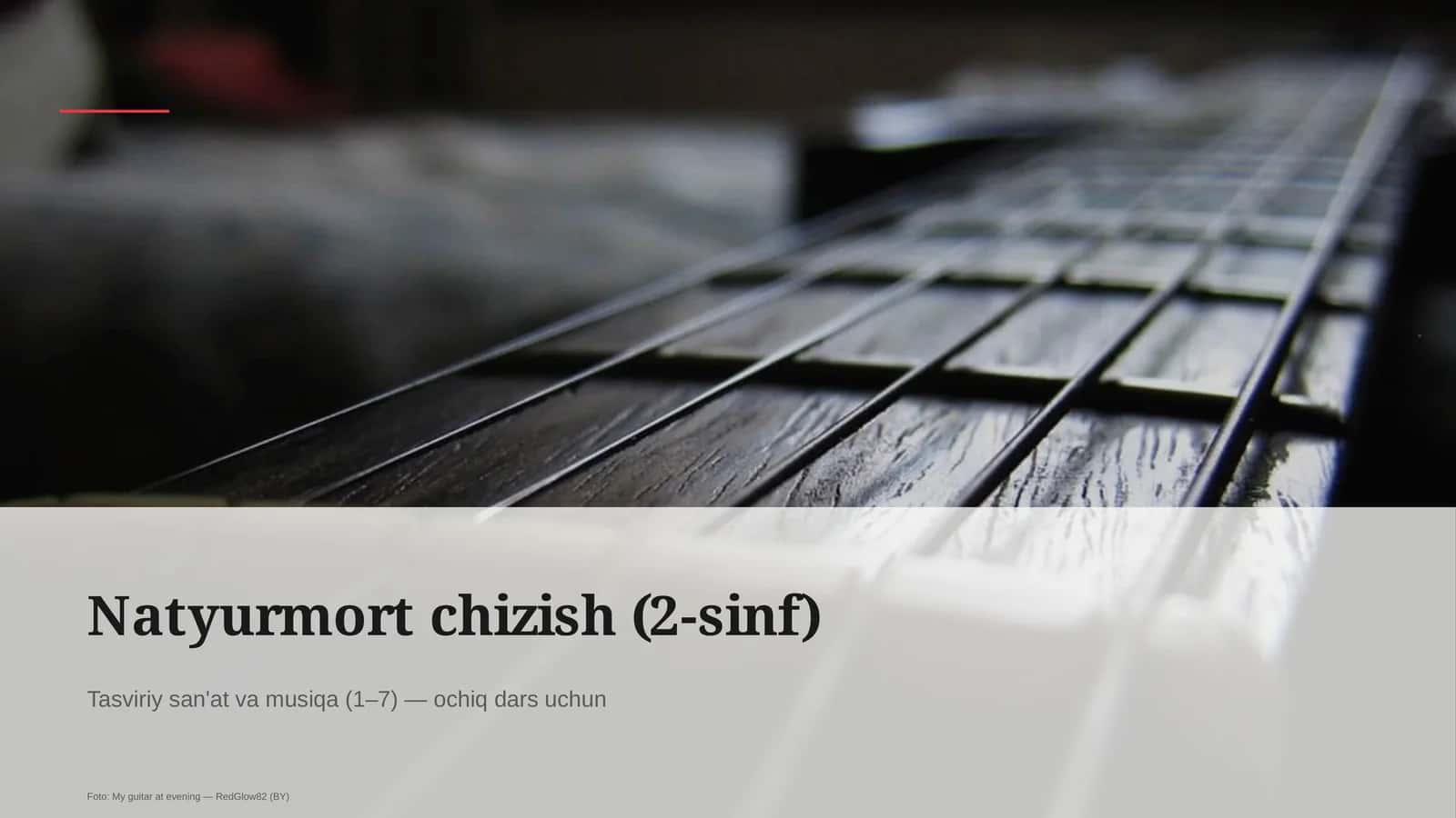 Natyurmort chizish (2-sinf) 1
