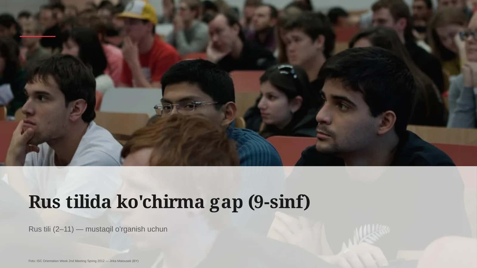 Rus tilida ko'chirma gap (9-sinf) 1