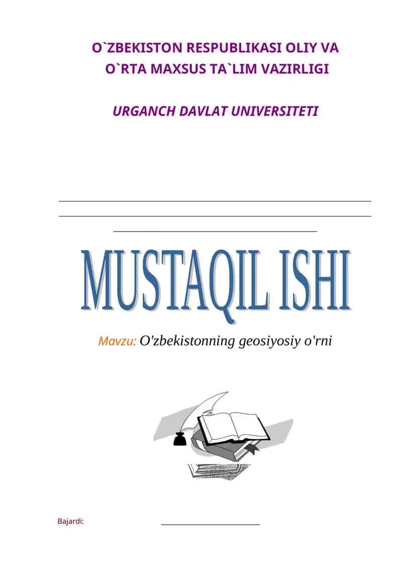 O'zbekistonning geosiyosiy o'rni 1