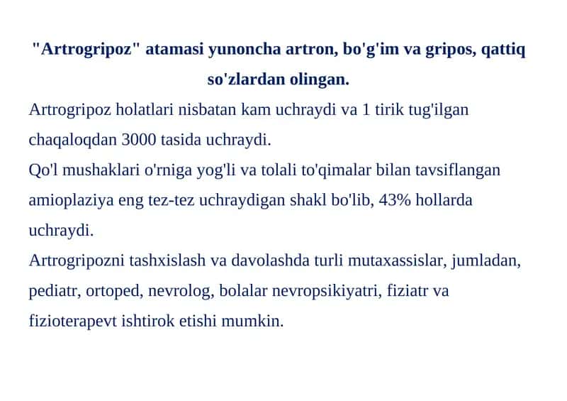Artrogripoz 1