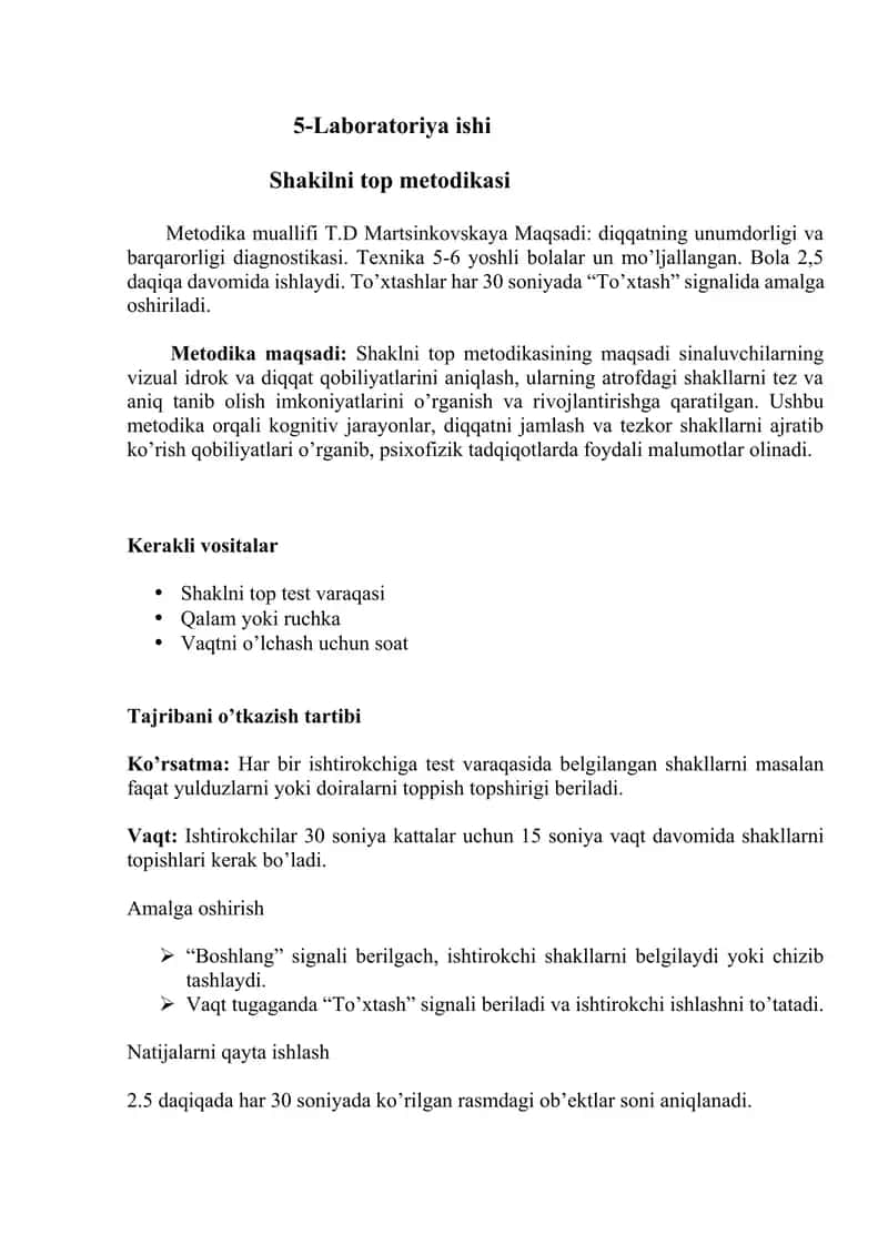 Shakilni top metodikasi 1