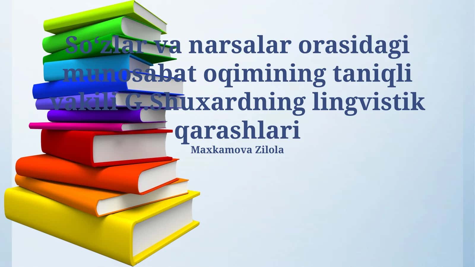 G.Shuxardning lingvistik qarashlari 1