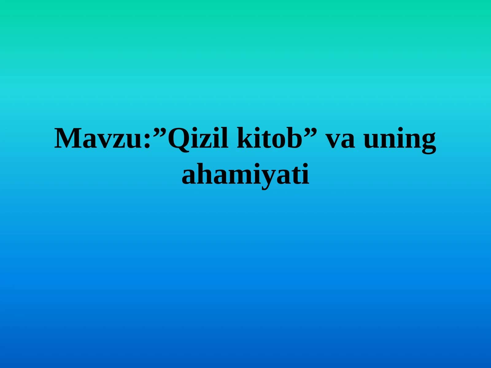 QizilKitob 1