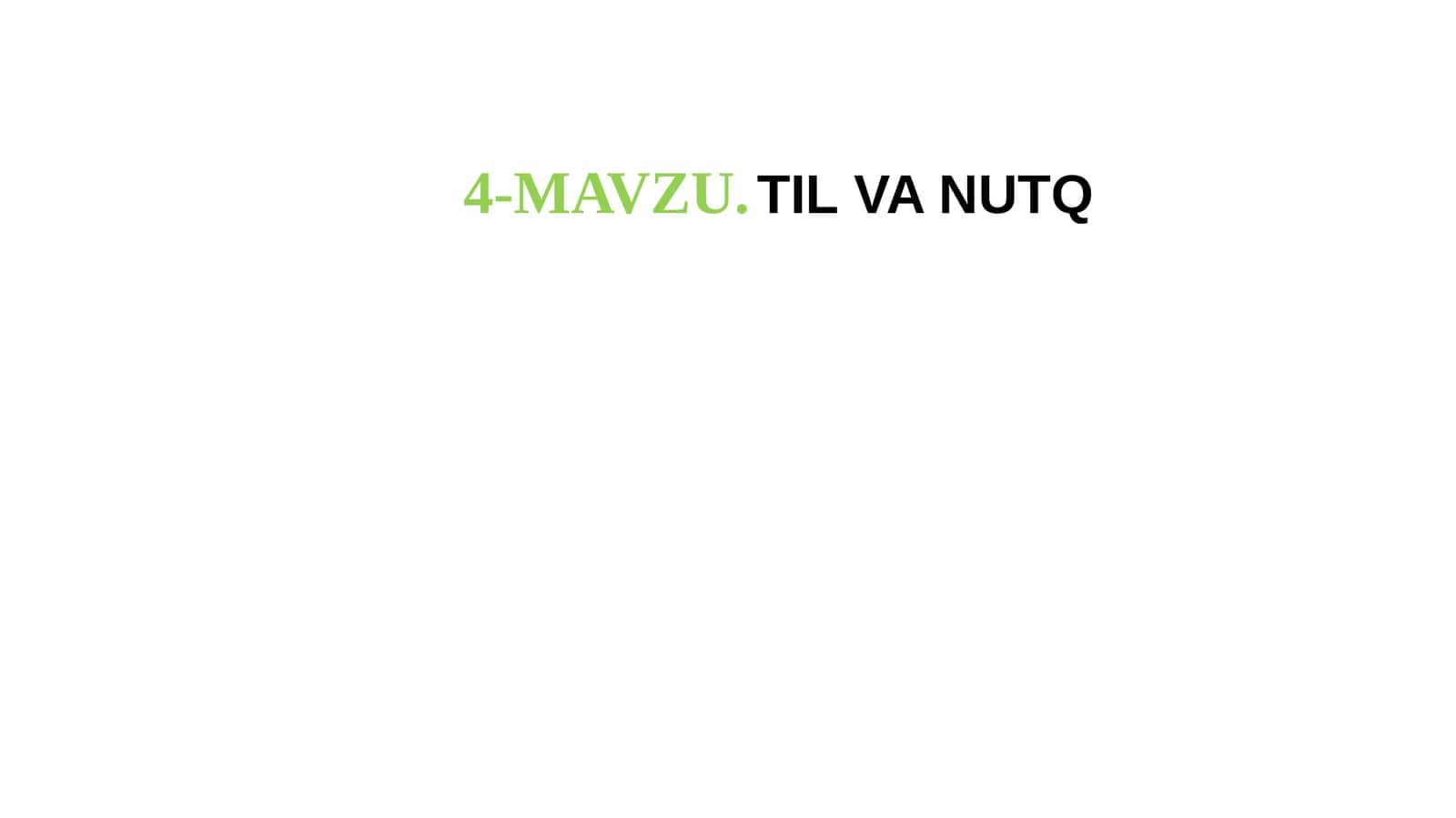 TILVA NUTQ 1
