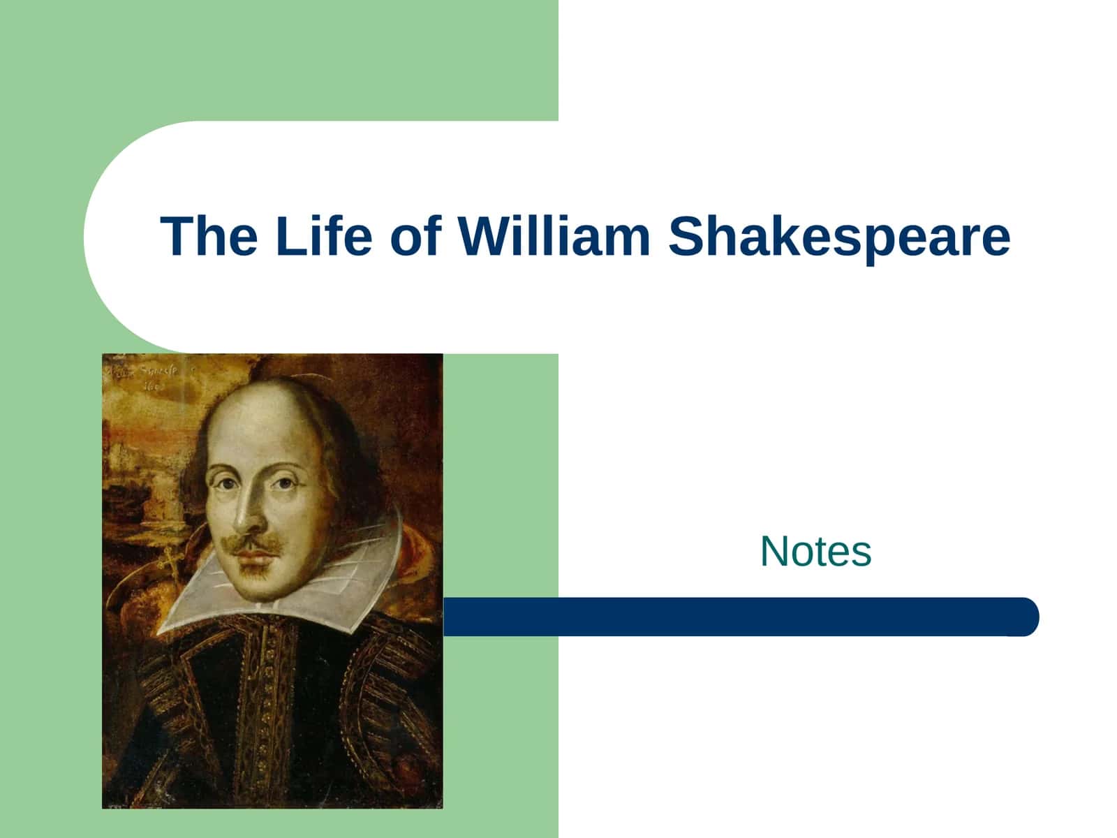 The Life of William Shakespeare 1