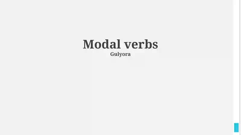 Understanding Modal Verbs: Definition & Functions 1