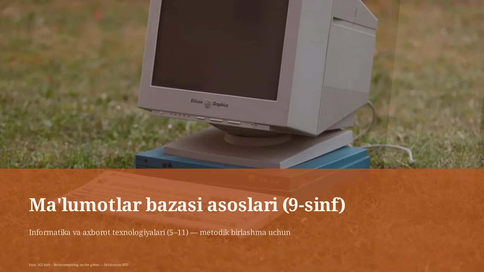 Ma'lumotlar bazasi asoslari (9-sinf) 1