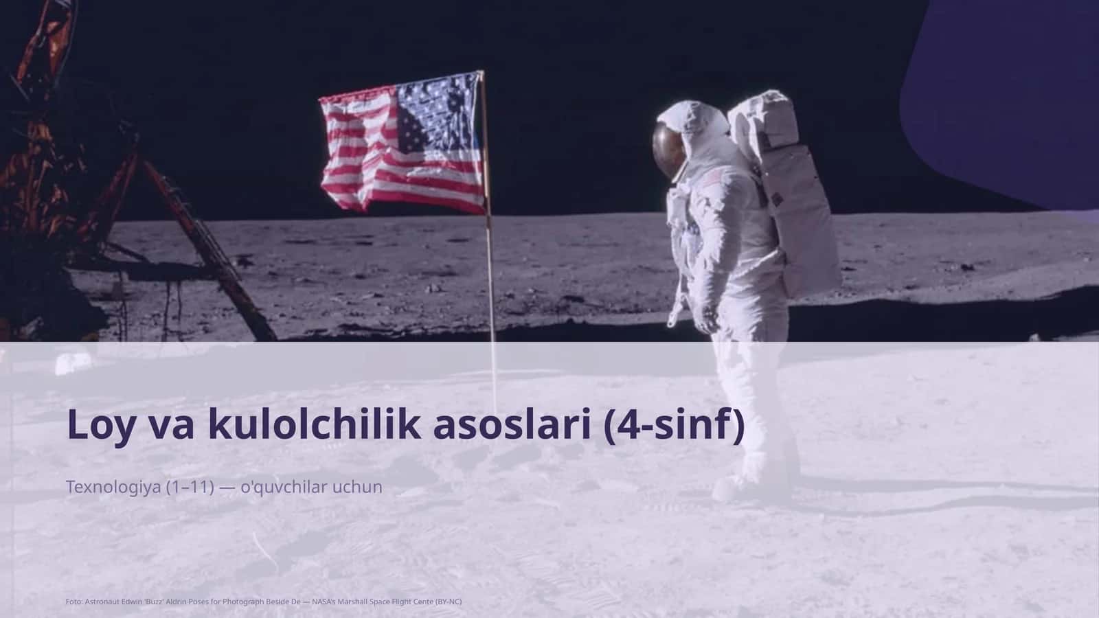 Loy va kulolchilik asoslari (4-sinf) 1