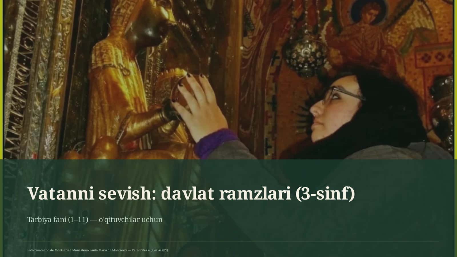 Vatanni sevish: davlat ramzlari (3-sinf) 1