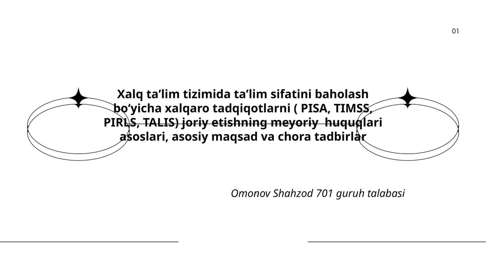 Omonov Shahzod 701 guruh talabasi 1