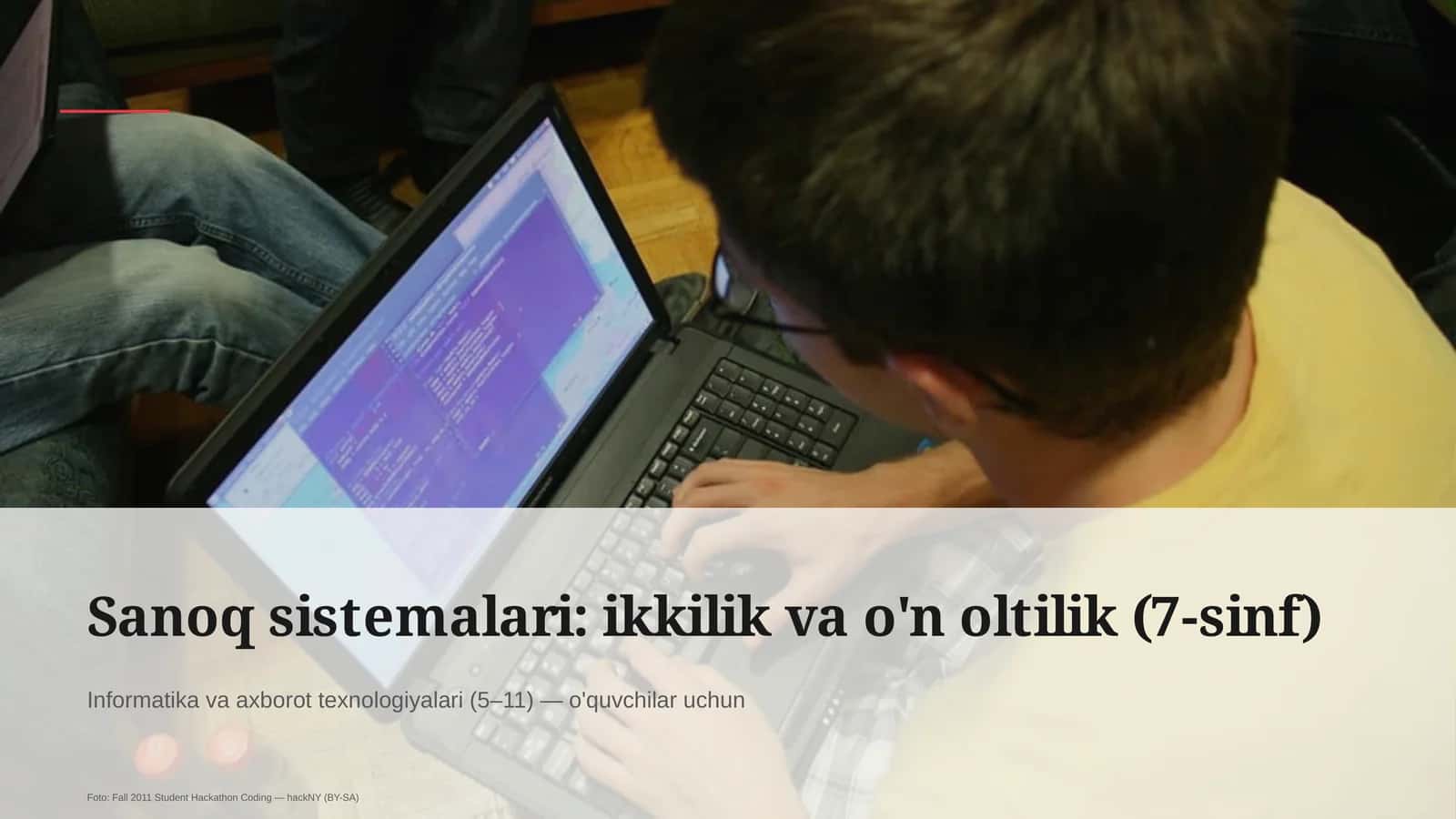 Informatika va axborot texnologiyalari (5–11) — o'quvchilar uchun 1
