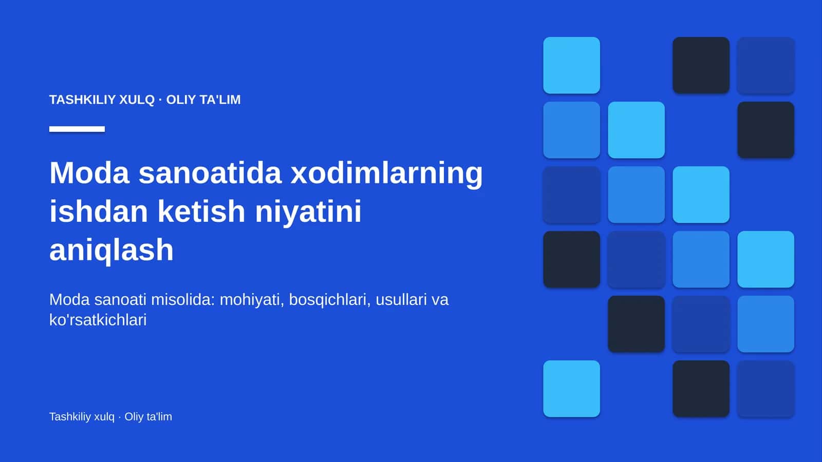 moda sanoatida xodimlarning ishdan ketish niyatini aniqlash 5140 1