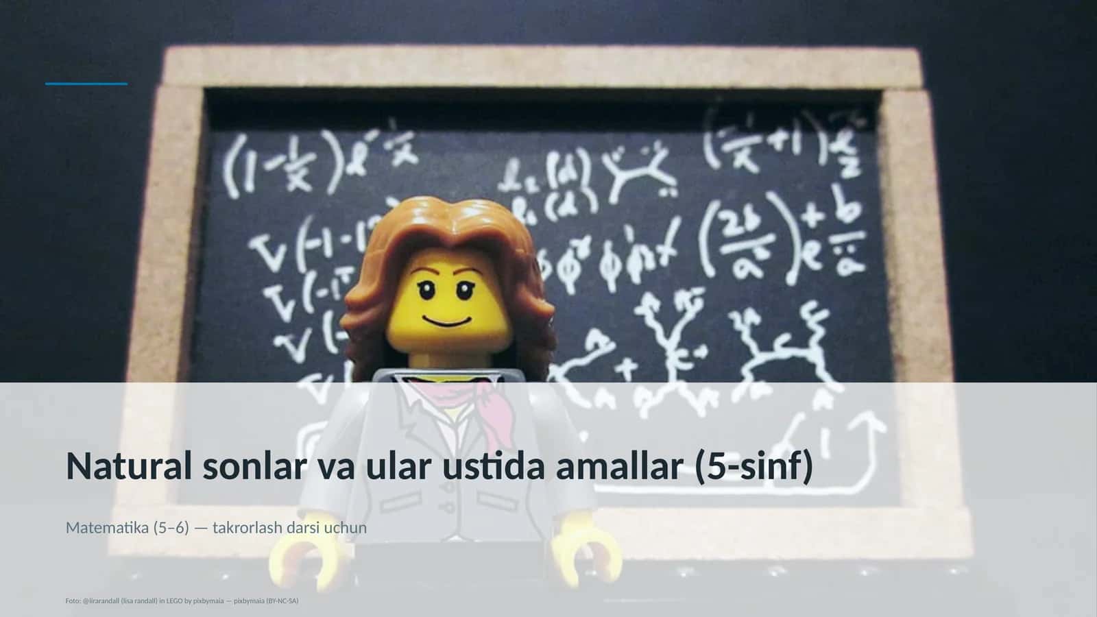 Natural sonlar va ular ustida amallar (5-sinf) 1