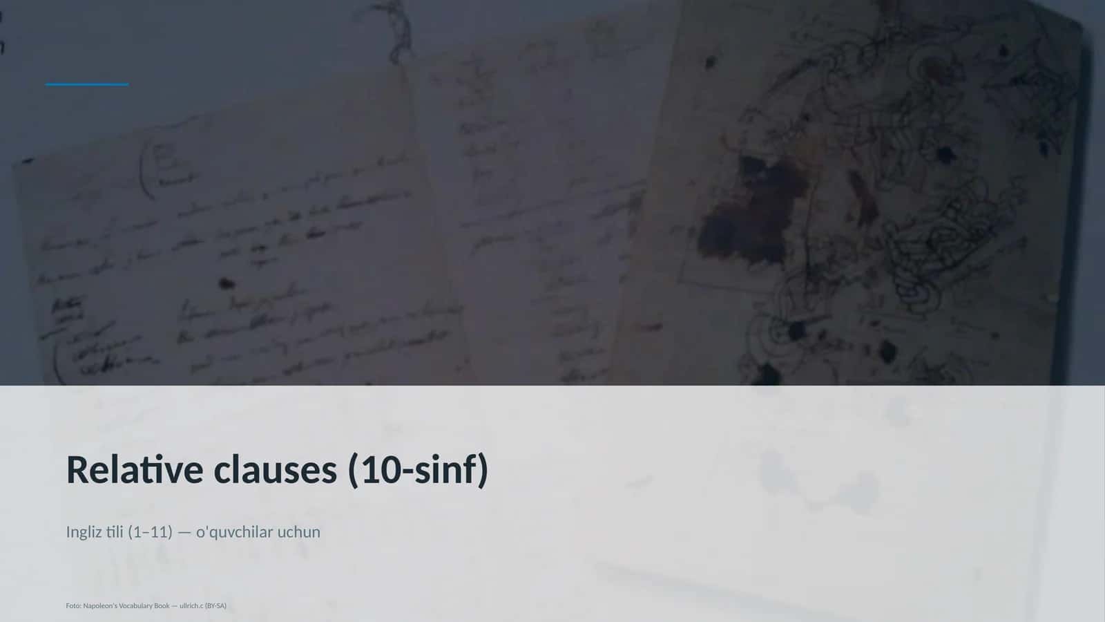 Relative Clauses (10-sinf) 1