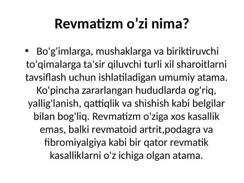 Revmatizm 1