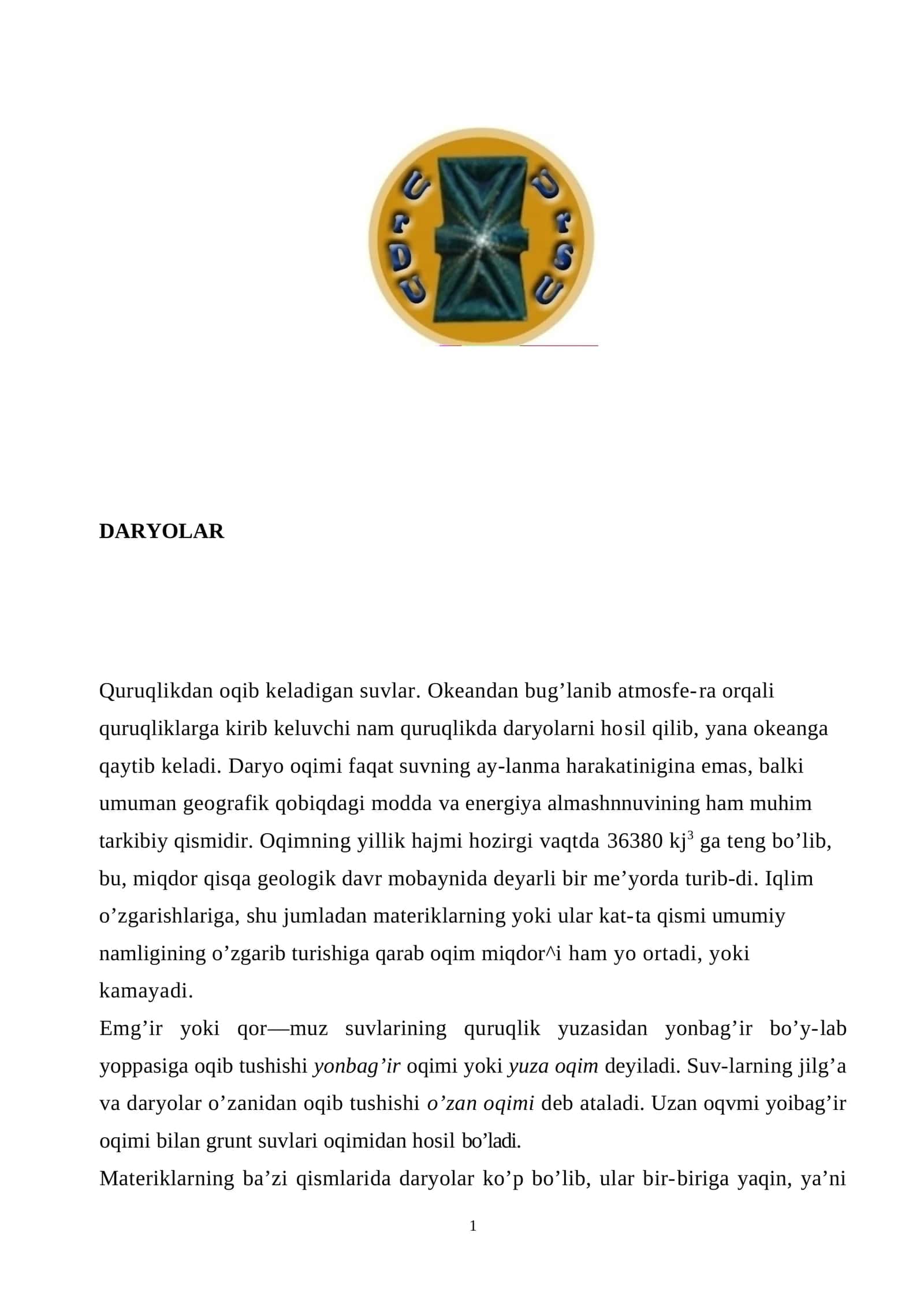 DARYOLAR 1