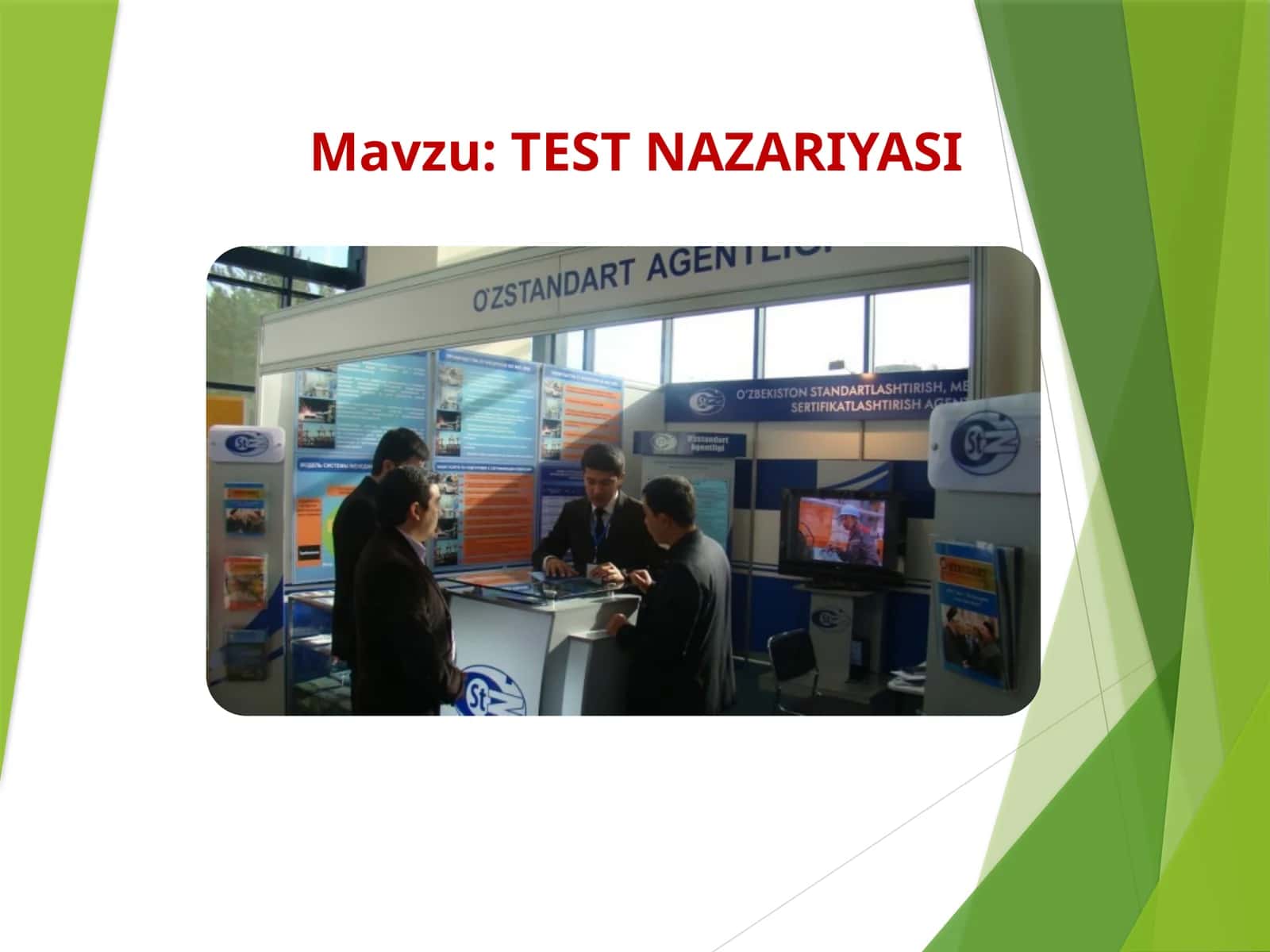 TЕST NАZАRIYASI 1