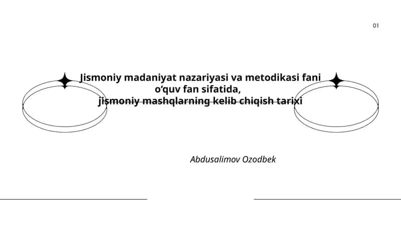 Jismoniy madaniyat nazariyasi va metodikasi fani o‘quv fan sifatida 1