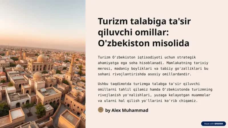 Talabga ta'sir qiluvchi iqtisodiy omillar 1