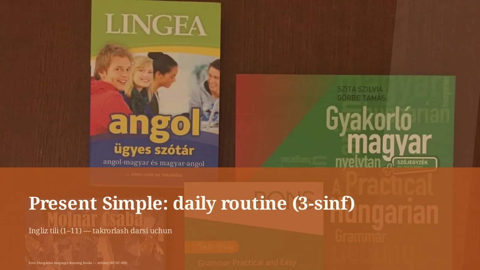 Present Simple: daily routine (3-sinf) 1