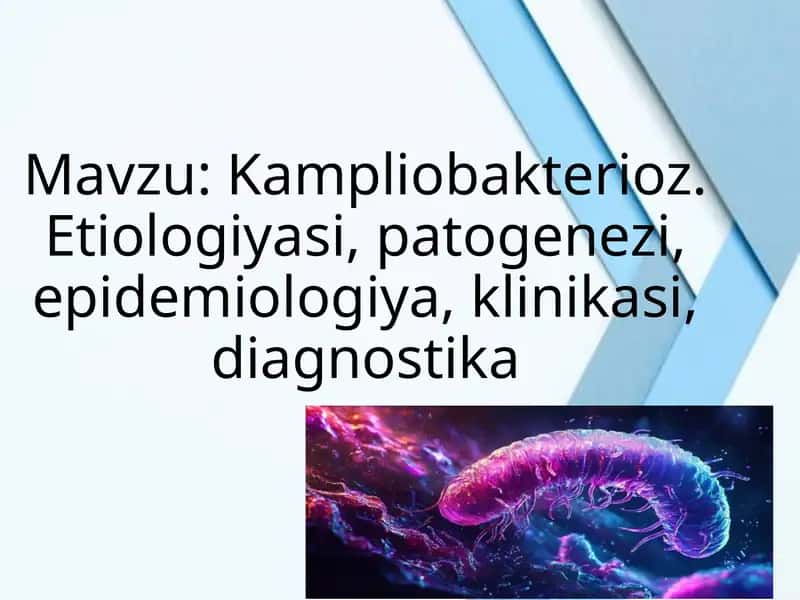Kampliobakteriozlar 1