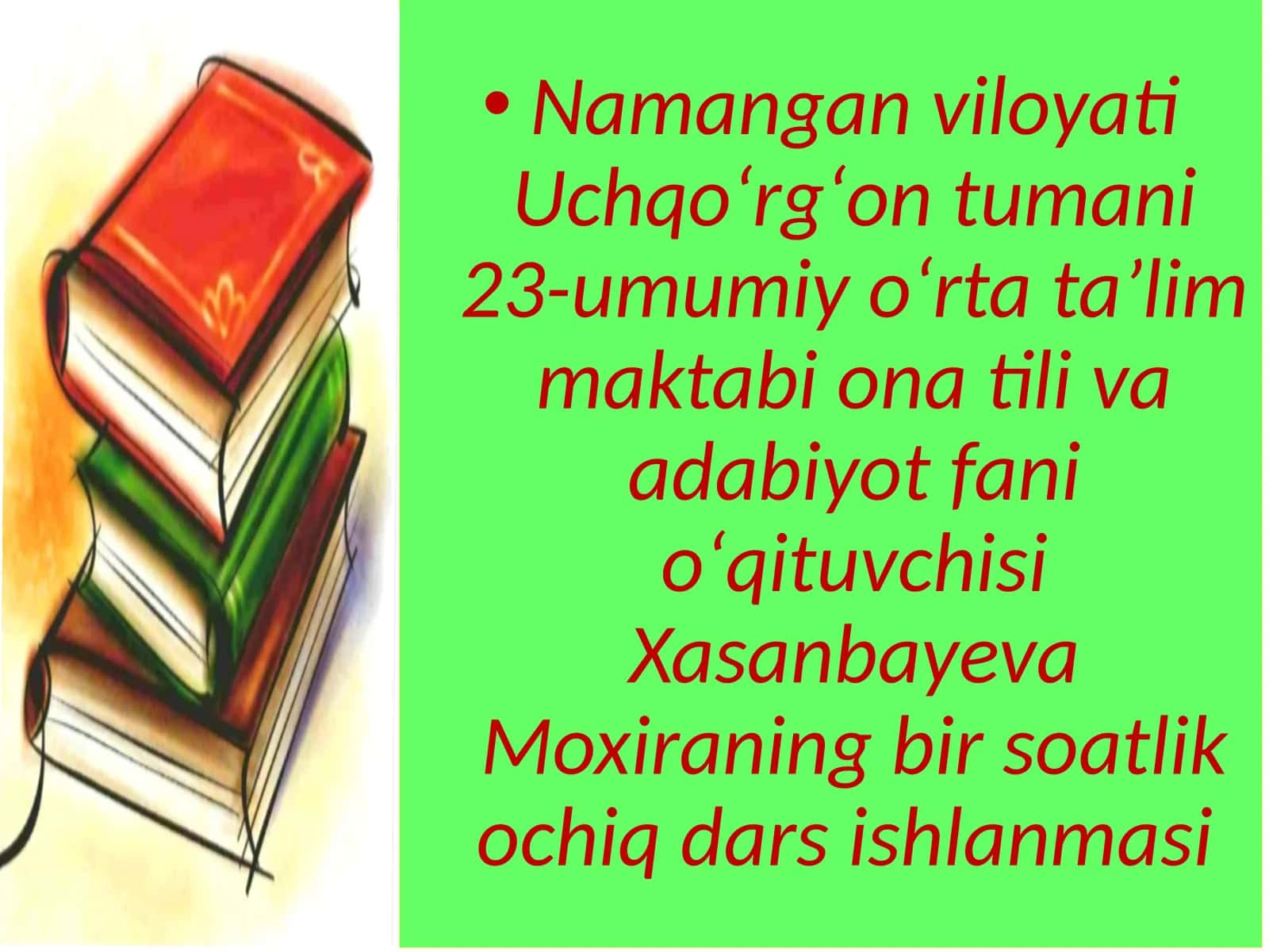 6-sinf Ona tili fanidan Sinonimlar. Sinonimik qatorda bosh so'z dars ishlanma 1