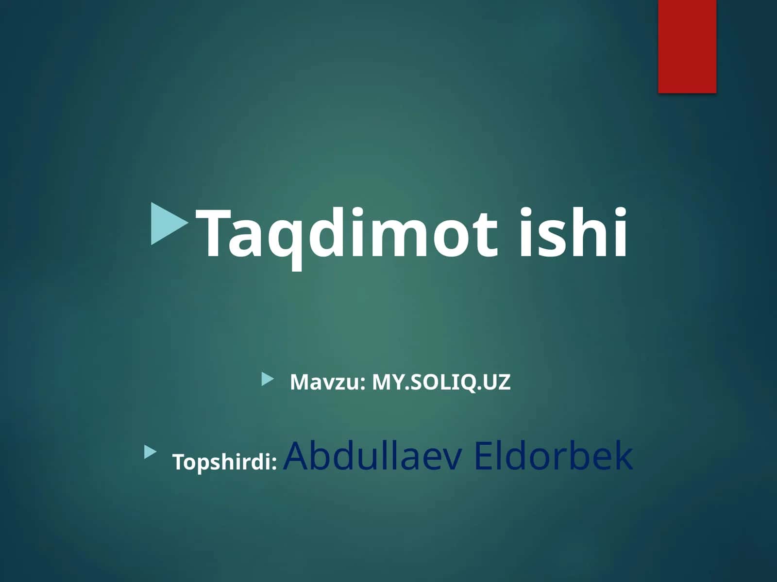 Soliq turlari 1