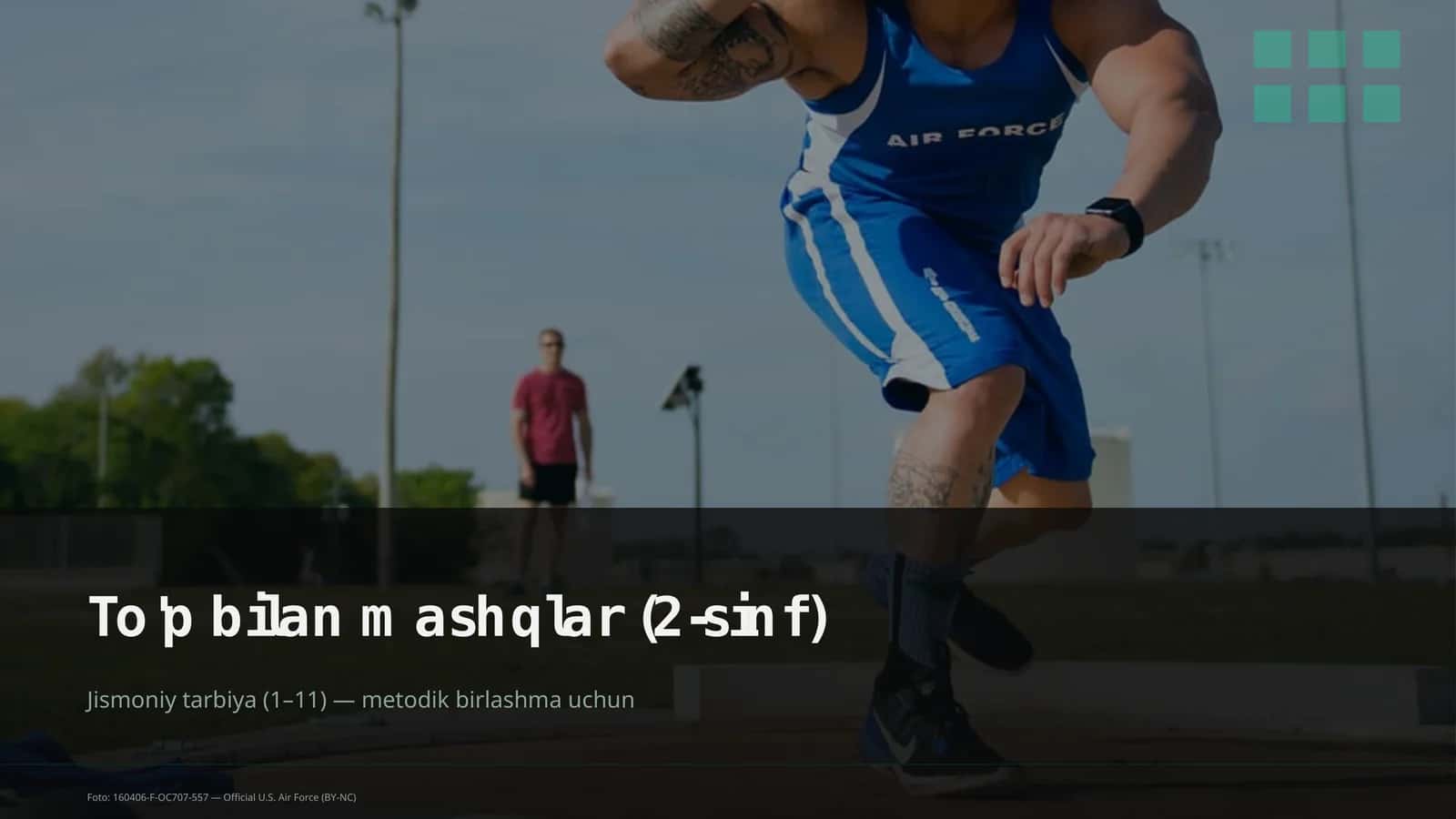 To'p bilan mashqlar (2-sinf) 1