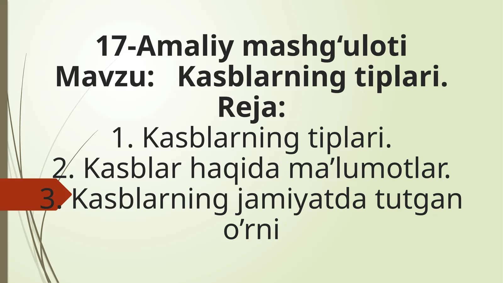 Odam - tabiat 1
